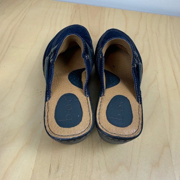 BOC Blue Suede Shoes Clog Style Size 9 - Picture 7 of 8